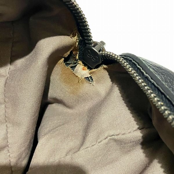 Bottega Veneta Intrecciato Black Leather Bag Business Bag Men's