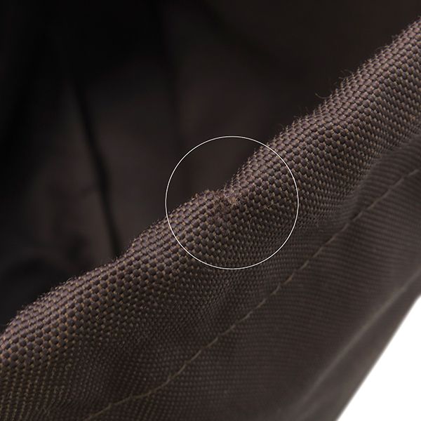 Hermes 2-Way Bag Sac de Pansage Groom Cotton Polyurethane Polyamide Rouge Ash