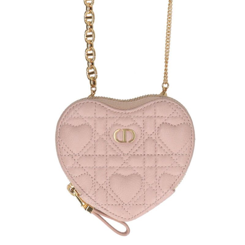 Dior Leather Chain Heart Pouch Men's