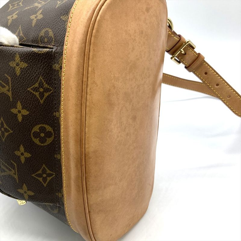 Louis Vuitton Montsourismm Backpack Monogram Canvas M51136 Brown Gold Hardware