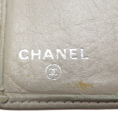 Chanel Bifold Twist Gray Wallet