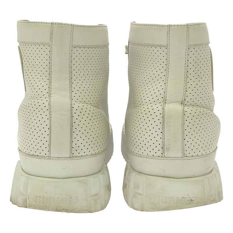 Hermes | Climbing Perforated Leather High-cut Sneakers | 35 | White | Women