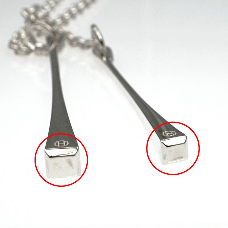 Hermes Necklace Cour De Forges Ag925 Silver - Accessories - Pendant