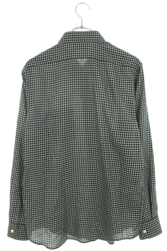Celine 25SS 2c9820943 Loose Checked Long Sleeve Shirt Men 39