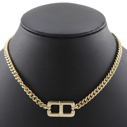 [dior] Christian Dior Bracelet Set CD Logo Gold Plated Ladies 21.1g Necklace