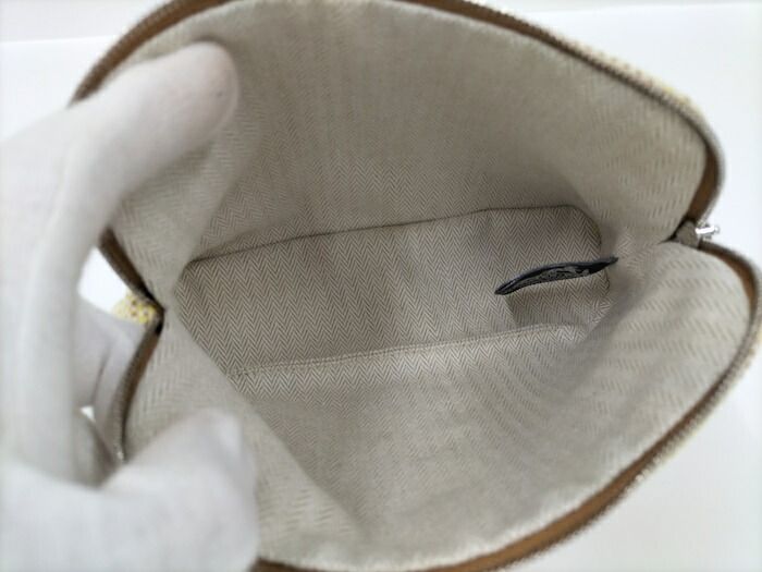 Hermes Bolide Pouch 20 Mini Pochette Crazy H Limited Edition Canvas Natural