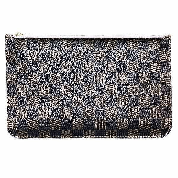 Louis Vuitton Damier Neverfull Attached Pouch Ladies