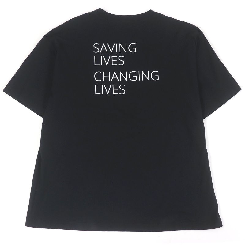 Balenciaga 541874 100% Cotton World Food Programme Logo Print Oversized Short