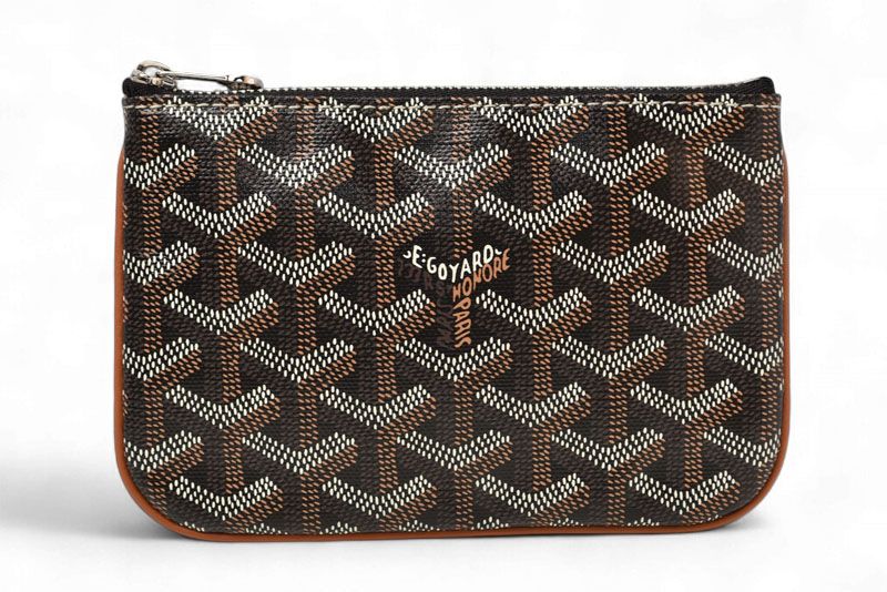 Goyard Pouch Multi Case Goyard Senat Mini Pouch Senat2minty01cl03p Black