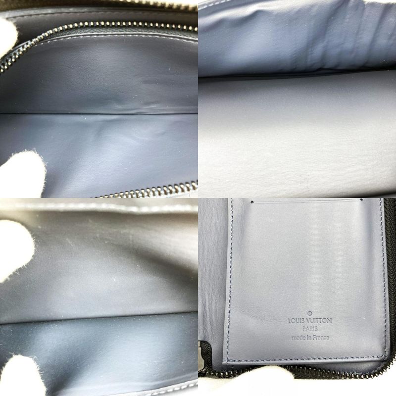 Louis Vuitton M82322 Voltikal Long Wallet Navy And Blue Monogram Shadow Zippy
