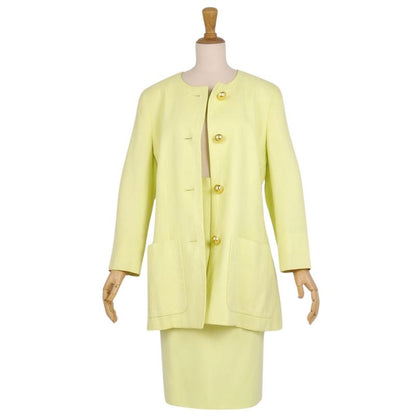 Vintage Celine Set-up Skirt Suit Gold Buttons
