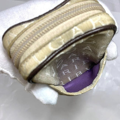 Bulgari Pouch Beige Brown Logomania 26545 Small Bag