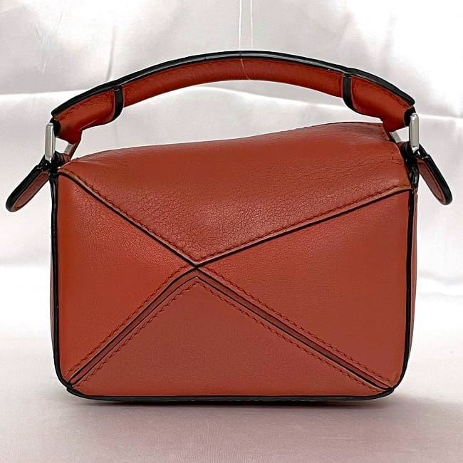 Loewe 2way Mini Shoulder Nano Puzzle Bag Orange Puzzle