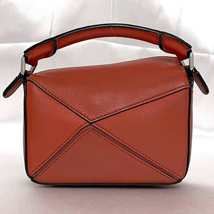 Loewe 2way Mini Shoulder Nano Puzzle Bag Orange Puzzle
