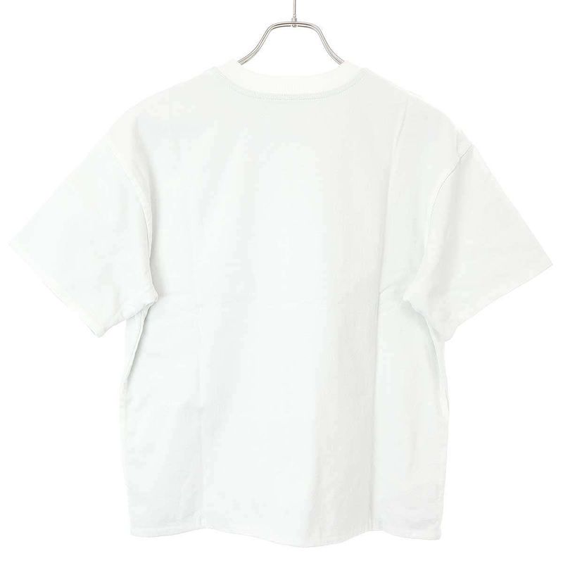 Bottega Veneta 2 Tone Crew Neck T-Shirt 702429 V16e0 White Green XS