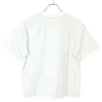 Bottega Veneta 2 Tone Crew Neck T-Shirt 702429 V16e0 White Green XS