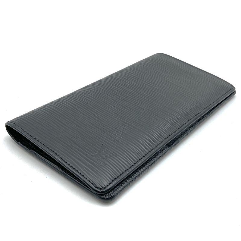 Louis Vuitton M60622 Bifold Wallet Epi Leather Black