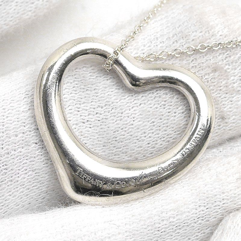 Tiffany & Co Tiffany & Co Double Open Heart Necklace Sv925