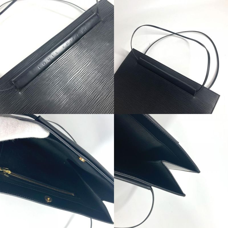 Louis Vuitton Shoulder Bag Saint-tropez M52462 Epi Leather Noir Black