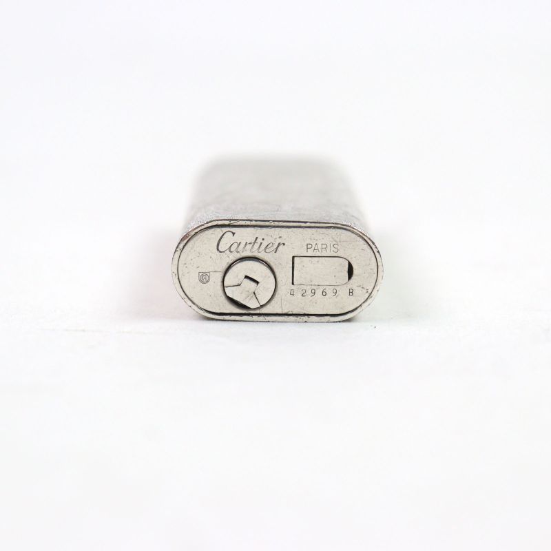 Cartier Allover Pattern Oval Form Roller Type Smoking Goods Gas