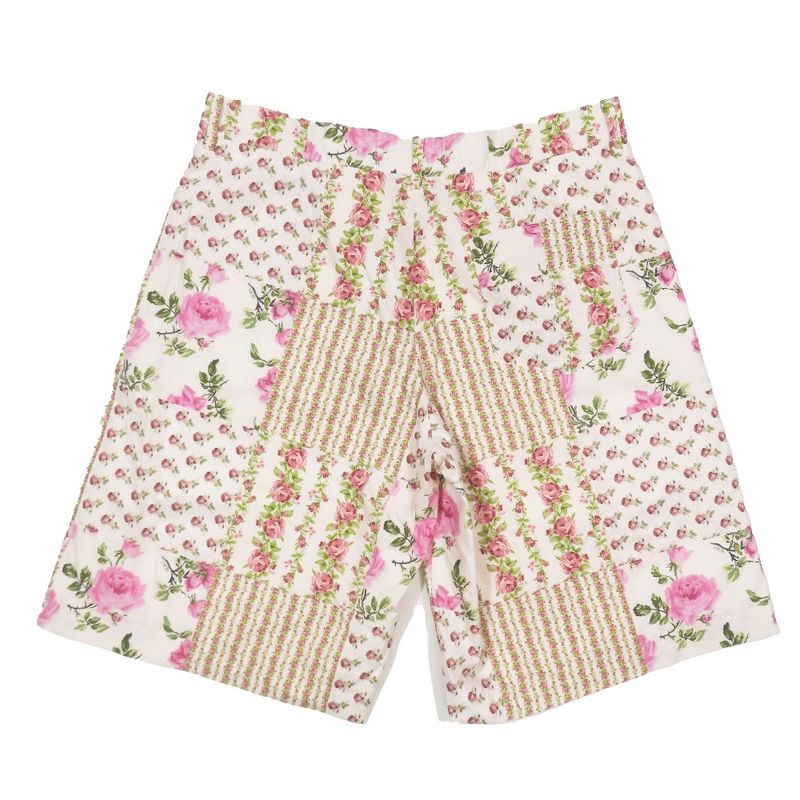Unused 22AW DIOR Patchwork Short Half Pants Floral Rose Semi-wide 293c170b5680
