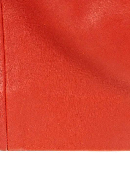 Balenciaga Leather Switched Skirt Women's 34