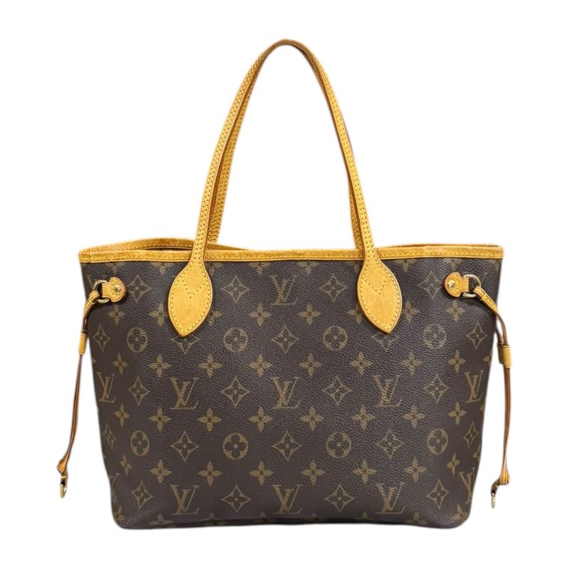 Louis Vuitton Neverfull PM Monogram Tote Bag Monogram Canvas M40155 Brown