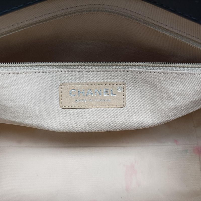 CHANEL  Matelasse Coco Mark GST Navy Patent A6573417188712