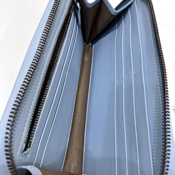 Bottega Veneta Intrecciato Round Zipper Long Wallet Unisex