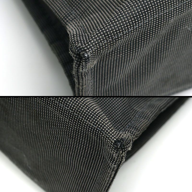 Hermes Yale Line Tote MM Gray Canvas A4 Compartment