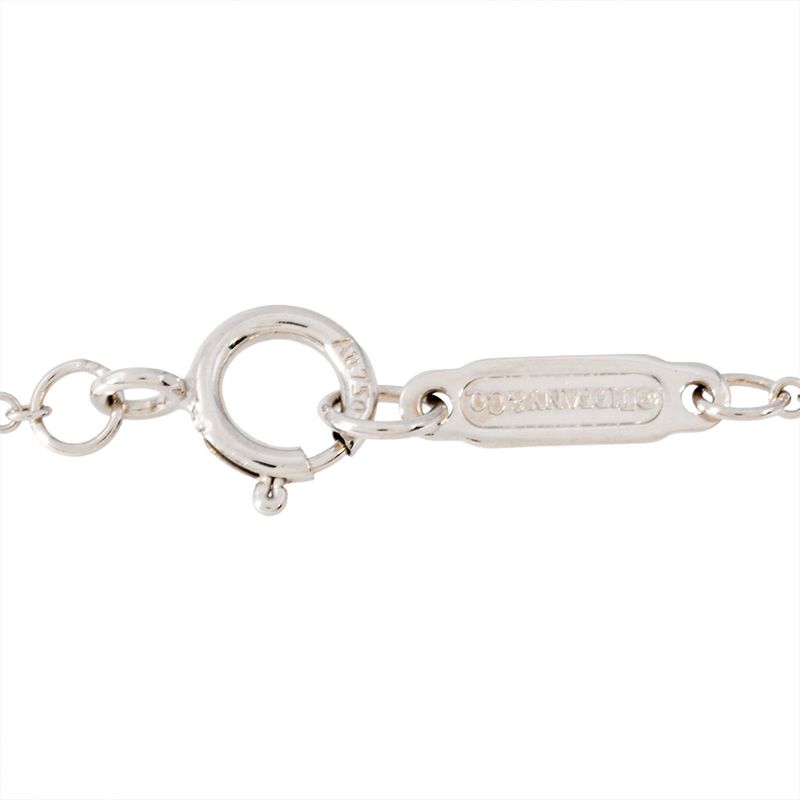 Tiffany & Co Tiffany & Co T-smile Small Necklace Diamond 18K White Gold 23g