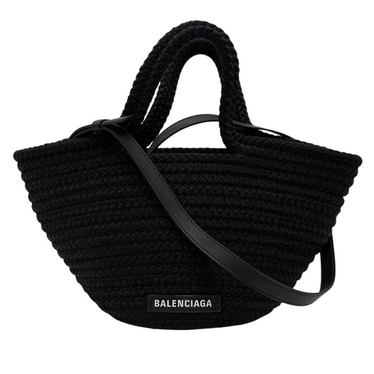 Balenciaga Handbag Ibiza Small Basket Black Shoulder Ibiza Bag