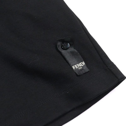 Fendi Fy1217 Made In 2023 100% Cotton Sequins With Logo Crew Neck Short Sleeves