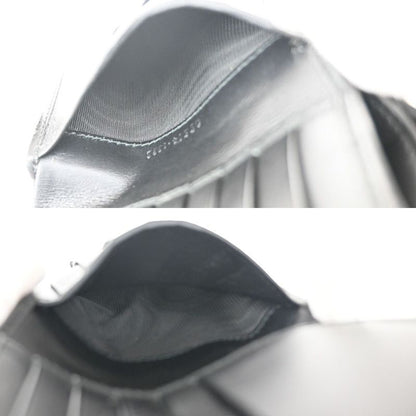 Gucci Wallet GG Bifold Wallet Black Canvas Leather 35ka628