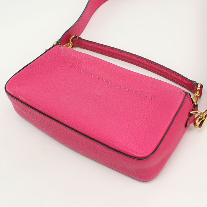 Fendi Baguette 8br600 Handbag Leather Women