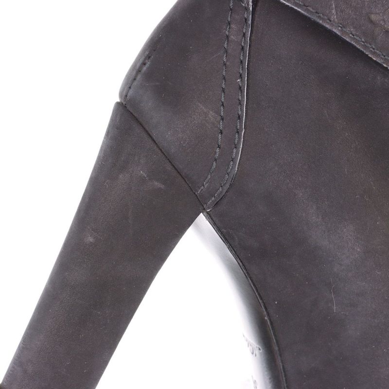 Louis Vuitton 10 Years Monogram Nubuckles Cles Zah Booties Women's 36 Ma0170