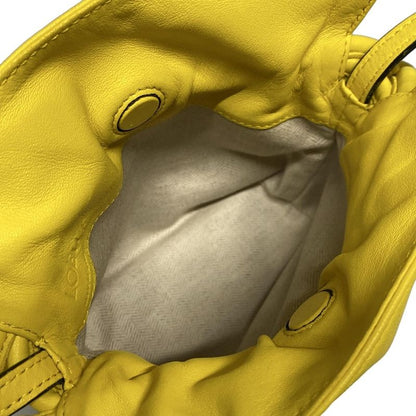 Loewe Shoulder Bag Flamenco Yellow Leather