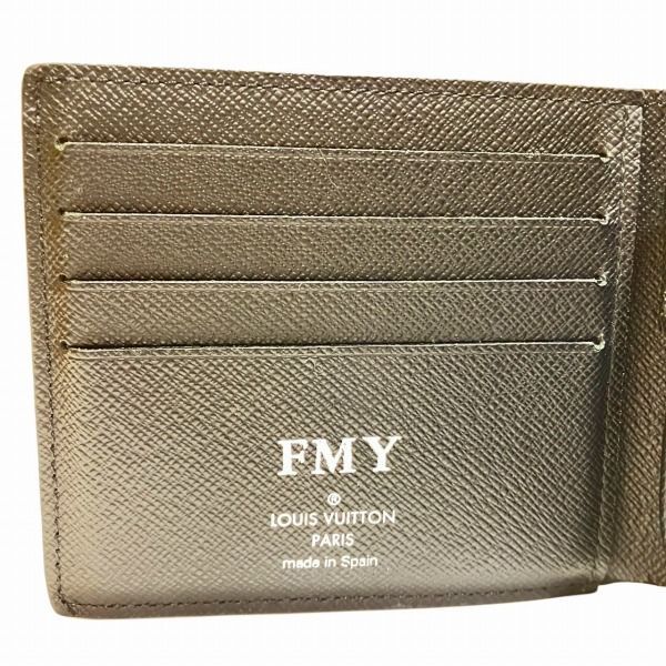 Louis Vuitton Monogram Eclipse Portefeuille Marco NM M62545 Bifold Wallet For