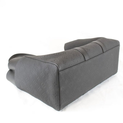 Louis Vuitton Sac Pla 24H M21865 Tote Bag Taurillon Monogram Black Luxury