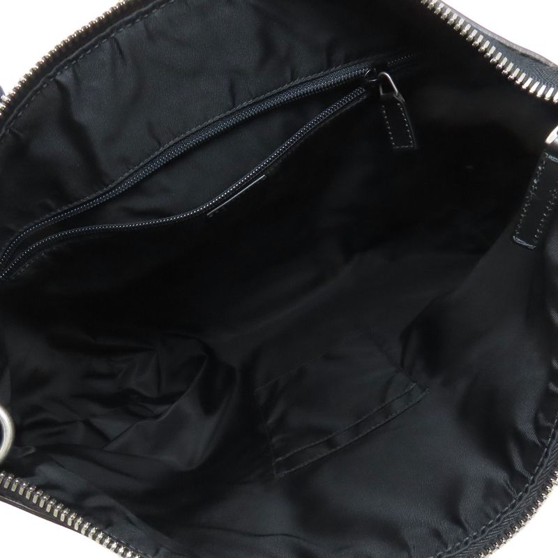 Gucci 630923 Outlet Sherry Line 2WAY Tote Bag Nylon Canvas Leather Women