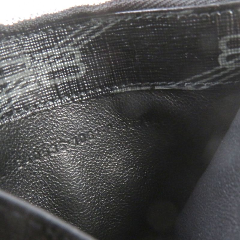 Balenciaga 640535 CASH Leather Bbmonogram Logo Print Fragment Case Card Holder