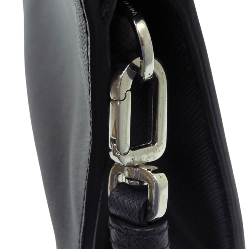 Prada Clutch Bag 2vf056 Saffiano Navy Blue Second Bag 0450prada