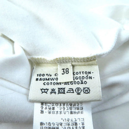 Hermes 100% Cotton Boat Neck Short Sleeves Embroidered T-shirt With Pockets
