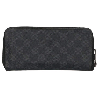 Louis Vuitton N63095 Zippy Wallet Vertical Damier Graphite Long Wallet For Men