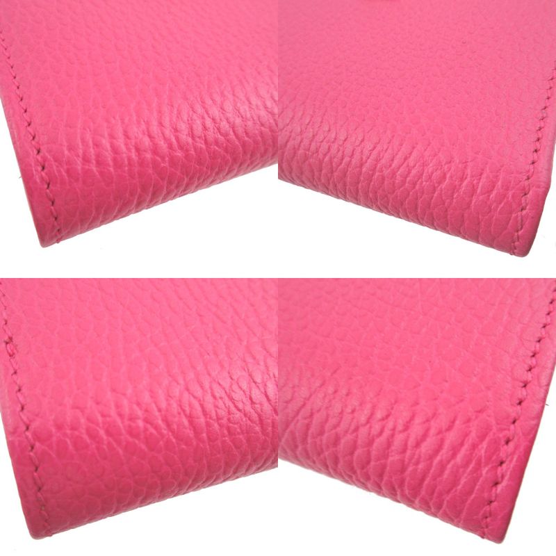 Gucci 772738 GG Marmont Leather Pink Bifold Wallet 0193 Gucci