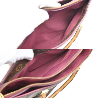 Louis Vuitton Pallas Shoulder Handbag 2WAY Monogram M40906 55ka652