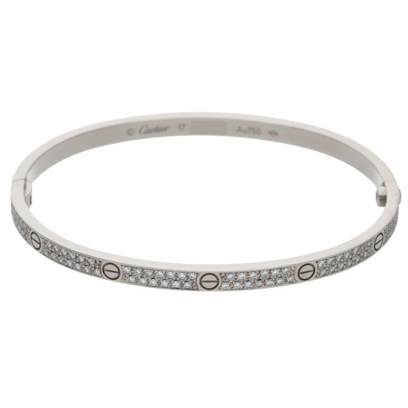Cartier LOVE Bracelet SM Love Bracelet 18K White Gold After Diamond Love