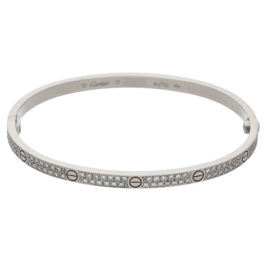 Cartier LOVE Bracelet SM Love Bracelet 18K White Gold After Diamond Love