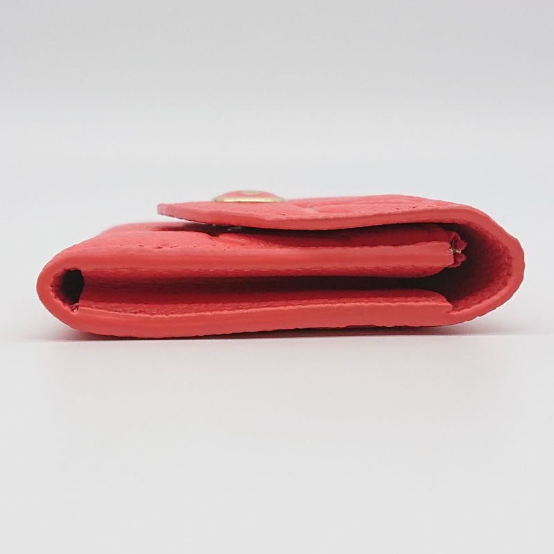 Unused Current Louis Vuitton Portmonnaie Rosalie Compact Wallet Pink IC Chip