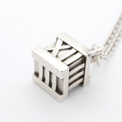 Tiffany & Co Necklace Atlas Cube In 925 Silver For Women